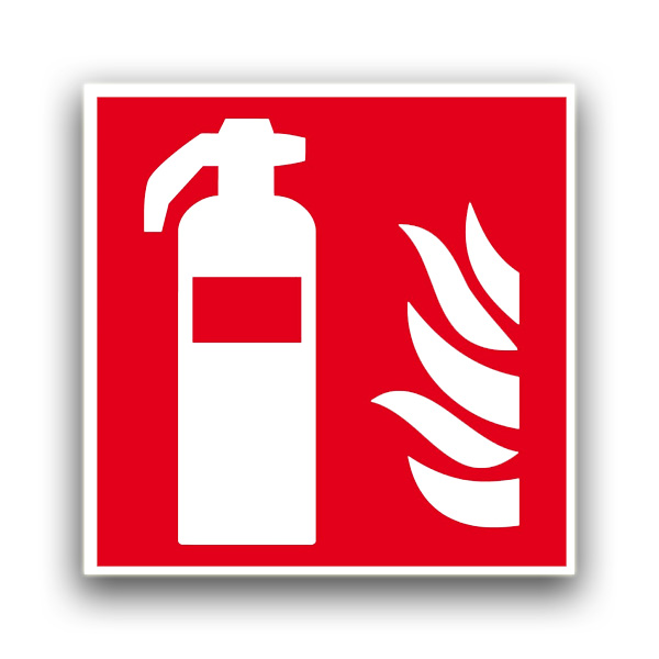 Feuerlöscher V - Brandschutzzeichen
