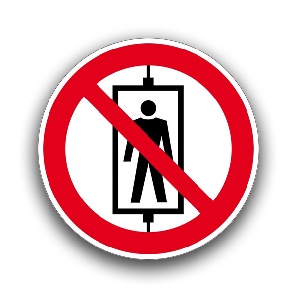 Personenbeförderung verboten - Verbotszeichen