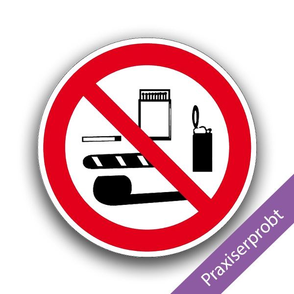 Mitnahme von Rauchwaren und Feuerzeugen verboten