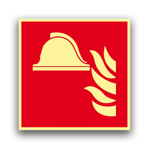 Mittel und Geräte zur Brandbekämpfung III - Brandschutzzeichen ASR A1.3 F004 Nachleuchtend