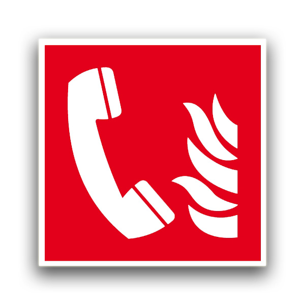 Brandmeldetelefon IV - Brandschutzzeichen ASR A1.3 F006