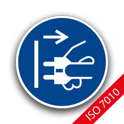 Netzstecker ziehen - Gebotszeichen ISO 7010 M006