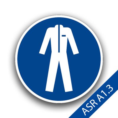 Schutzkleidung benutzen II - Gebotszeichen ASR A1.3 M010