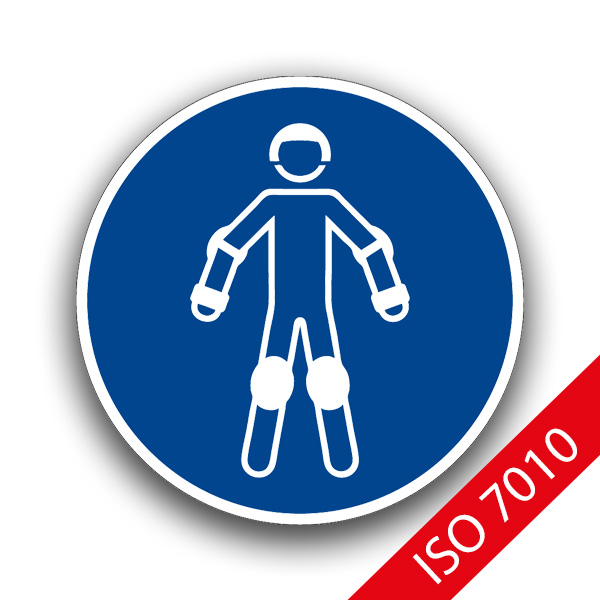 Schutzausrüstung für Rollsport benutzen - Gebotszeichen ISO 7010