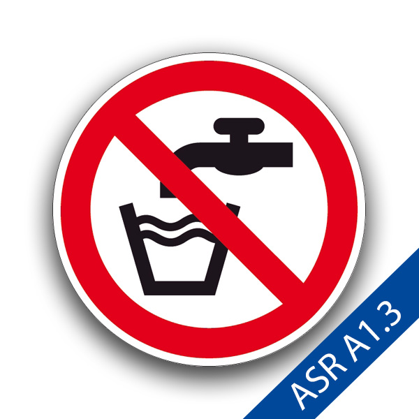 Kein Trinkwasser II - Verbotszeichen ASR A1.3 P005