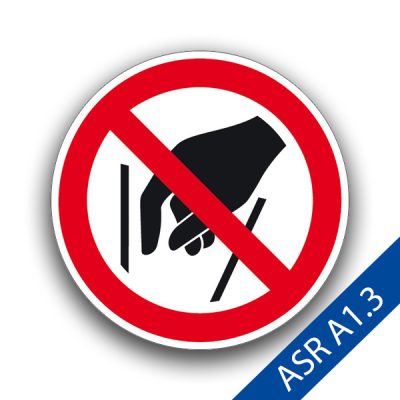 Hineinfassen verboten II - Verbotszeichen ASR A1.3 P015