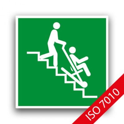 Rettungsstuhl - Fluchtwegzeichen ISO 7010